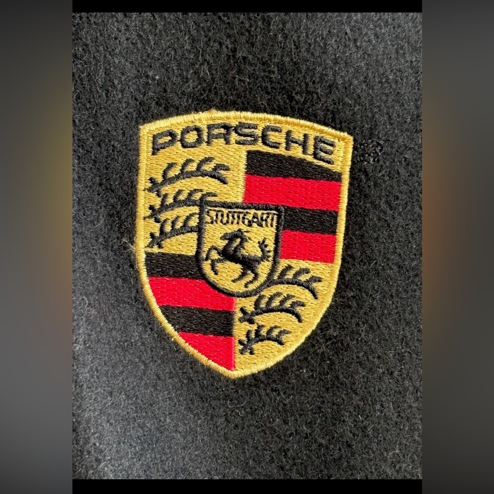 Porsche, Vintage - bomber wool & leather jacket,  men (M)